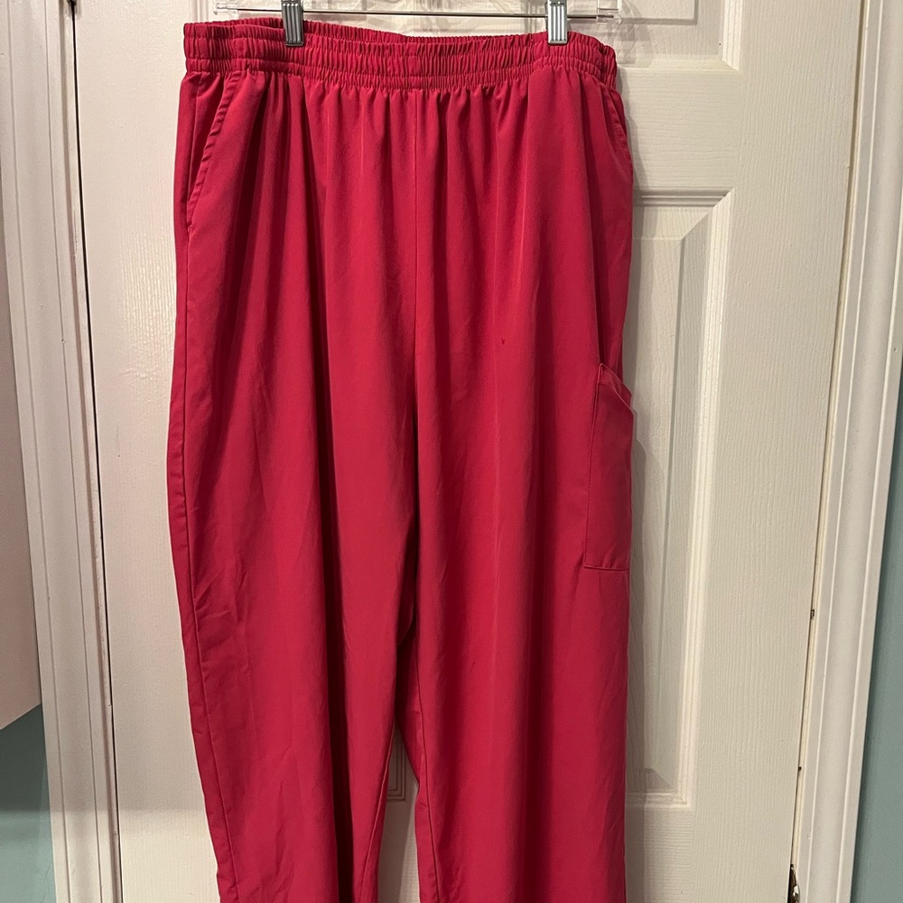 Vibrant Pink Scrub Pants